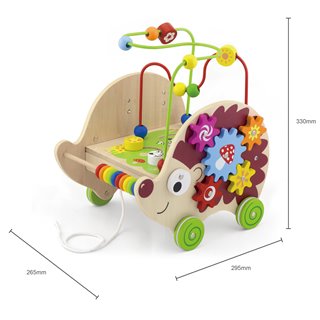 Viga Toys - Pull-along Activity Hedgehog